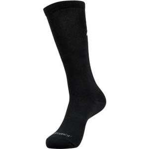 Terramar Adult Thermasilk Hiking Sock, Liners Calf Sock, Pack liner (Small, Black)