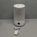 Homvana Humidifiers for Bedroom Home, 3.6 L Cool Mist Top-Fill 34H Super Long Time, Quiet 23dB, Baby Humidifier, Oil Diffuser for Large Room, House, Plant, Nursery, BPA FREE, Ultrasonic (Transparent)