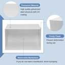 Through The Wall Air Conditioner Sleeve, 26 Inch AC Wall Sleeve, Universal Design PTAC Wall Sleeve, Sturdy Thickened Wall AC Sleeve, Wall Air Conditioner Sleeve for 26 Inch Unit