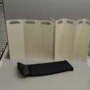 Geelin 10 Sided Oil Splatter Guard 5.7''x15.7'' Protection Splatter Shield for Stove for Kitchen Frying, Heat Resistant, Easy Clean, Adjustable Panels for Ultimate Protection