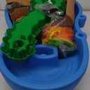 Step2 Tropical Rainforest Water Table, Kids Water and Sand Activity Sensory Playset, Summer Outdoor Toys, 13 Piece Water Toy Accessories, For Toddlers 1.5+ Years Old, Blue & Brown