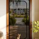 BFNN Cat Screen Door, Extra Tall Cat-Proof Mesh Gate, Fit Door Size 38'' x 82'', Anti Scratch Mesh with Zipper Closure, for Living Room, Kitchen, Bedroom (Black)