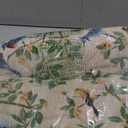 vctops Farmhouse Bird Print Chair Cushions with Ties U-Shaped Soft Comfortable Chair Pads Non Slip Seat Cushions for Indoor Dining Room and Kitchen Chairs (White,16"x16")