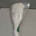 Liliful 1 Pcs Christmas White Feather Tree with Glitter Tips 12'' Table Top Feather Christmas Tree Xmas Trees Tabletop Decorations Centerpieces for Winter Wedding Party Shelf Home Decor