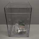 Reptile Tank,12" x 12" x 18" Tall Starter Crested Gecko Terrarium | Vertical Transparent Enclosure Kit,Arboreal Tarantula Ventilation Habitat for Tree Frog Dart Cribs,Gecko,Small Reptile Cage