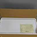 White Floating Shelves for Wall Set of 3, 16" White Shelves for Home Decor, Frame Display Wall Mounted Floating Shelf for Living Room, Bedroom, Bathroom, Kitchen