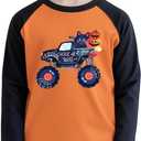 Pumpkin Shirt Toddler Halloween Shirt for Kids Boys Girls Halloween T-Shirts Ghost Clothes Long Sleeve Cotton Tee 2T-8Y