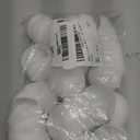 25pcs Plastic Hollow Bingo Balls - Openable Raffle Balls for Vending Machines & Birthday Parties (White)