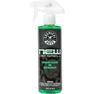 Chemical Guys New Car Smell Air Freshener and Premium Odor Eliminator Refreshes & Neutralizes Odors, Great Car Fresheners for Trucks, SUVs, RVs, and More - 16 oz