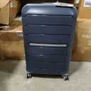 Samsonite Freeform 2-Piece Luggage Set - Carry-On & Large Checked Luggage with Dual Spinner Wheels - Durable Polypropylene Hardshell - TSA Lock, Airline-Approved - Expandable Hard Shell - Navy