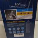 LCF 0.01m Ultra-Filtration Under Sink Water Filter System, 3-Stage Alkaline Mineral pH+ Water Purifier, LED UV-C Ultrviolt SUS304 Faucet, Reduces up to 99.9% of Batria, Bad Taste & Chlorine