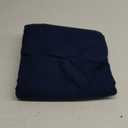 HPD Half Price Drapes Blackout Curtains for Bedroom & Living Room 50 X 96 Solid Cotton, PRCT-BO10B-96 (1 Panel) Dark Blue