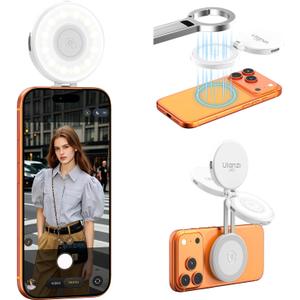 ULANZI LM21 Dual Sided Magnetic Phone Selfie Ring Light for iPhone/Android