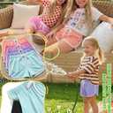 Halfchet 4 Pack Girls' Athletic Dolphin Shorts, 4-Color, 15-16 Years