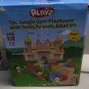 Playz 7pc Kids Play Tent with 1 Big Ball Pit for Babies, 3 Play Tunnel for Toddlers, and 3 Pop Up Tents Playhouse Bundle, Best Birthday Gift for Boys & Girls, Indoor & Outdoor Use Portable Play Center