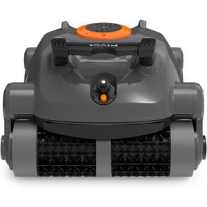 Pivot Cordless Robotic Cleaner,Wall Climbing,Extended Battery Life,Self-Parking,Automatic Pool Vacuum for Inground Pools up to 1,100 Sq.ft,Gray