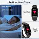 Jugeman Smart Watch for Men Women, 1.57" Smartwatch (Answer/Make Call), 2026 New Fitness Tracker with 110+Sport Modes, Heart Rate/Sleep Monitor, IP68 Waterproof, Smartwatches for Android iOS Black
