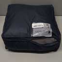 L'AGRATY Weighted Blanket for Adults- Dark Grey, 48"x72", 15lbs, Twin Full Size Heavy Throw Blanket, Cooling, Breathable, Microfiber with Glass Beads, Big, Washable, All-Season