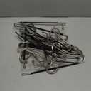 TOPIA HANGER  Chrome Metal Pant Hangers, Pack of 15