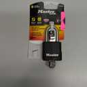 Master Lock Magnum Heavy Duty Outdoor Padlock with Key, Weather Resistant Body and Cut Safe Shackle Make Lock Perfect for Fences, Gates, Sheds, M115XDLF,Black