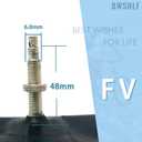 BWSHLF 26/27.5/29 Inch Bike Tube,Presta Valve 48MM Mountain Bike Inner Tube (4 Pack)