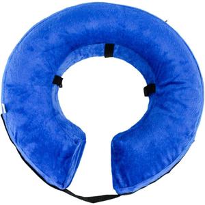Adjustable Inflatable Pet Collar for Dog Scratch- Ferrule Post- Collar Comfortable Material Size