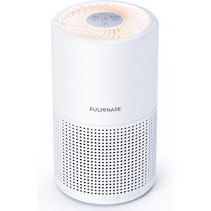 Air Purifiers for Bedroom, FULMINARE H13 True HEPA Air Filter, Quiet Air Cleaner With Night Light, Portable Small Air Purifier for Home, Office, Living Room