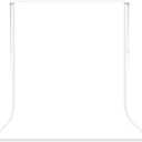 White Backdrop for Photoshoot, Professional Photo Backdrop Background Curtain for Product Photography, Portraits, Wedding, Party, Live Streaming Video Recording 7X10 FT