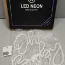 Oh Baby Neon Sign, Baby Shower LED Neon Light for Party Wall Decor Light Up Sign for Gender Reveal Birthday Party Decorations Warm White Dimmable USB Powered(14.2"*12.9")