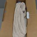 Westinghouse Heated Blanket Throw, Electric With 6 Heating Levels, 2-10 Hours Time Settings, Overheat Protection, Machine Washable, Flannel (50x60 Inches, Beige)