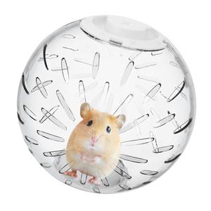 7.9-inch Hamster Ball, Exercise Toys, Running Clear Plastic Balls, Large Space, Easy to Clean, Portable Cage, for Small and Medium Hamsters, Syrian Dwarf Hamster, White