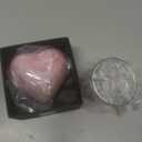 Blush Pink Marble Keepsake Urn for Adult Ashes - Heart Shaped Mini Urns (3 Inch, 1 pc)