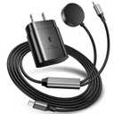 2 in1 Samsung Watch Charger,25W USB C Fast Charger Compatible with Galaxy Watch 8/7/6/6 Classic/5 Pro/5/4 /4 classic/3/Active2/1 and GalaxyS25/24/S23 /S22/21 Note/Z Fold 7(5ft)