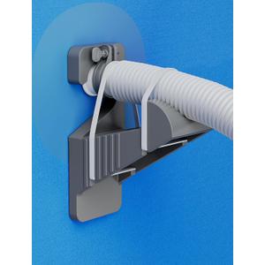 SHAPON 2Pcs Swimming Pool Pipe Holders, Above Ground Pool Accessories Compatible with Intex Pools, Pool Hose Support Bracket Prevents Pipe Sagging for Pool Accessories