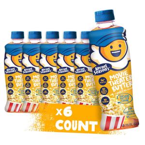 Kernel Season's Movie Theater Popcorn Oil, Butter, 13.75 Ounce (Pack of 6) (EXP 06/01/27)