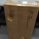 Shoe Cabinet, Shoe Storage Cabinet for Entryway with 2 Flip Drawers, Narrow Farmhouse Shoe Organizer Cabinet, Slim Shoe Rack Cabinet, White (Width - 23.6 inches)