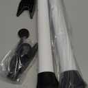 Rerishom Door Security Bar, Door Stoppers Security bar,Heavy Duty Door Lock Security Door Jammer Door Stopper for Apartment, Hotel Room,Screen Door Hardware, Gate Lock Bar, 2 Pack (White)