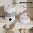 Portable washing machine, foldable mini washing machine, suitable for baby clothes, underwear, and socks