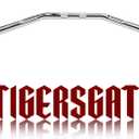 1 inch Chrome Dimpled Simple Fat Drag Bars Compatible with Bobber Brat Cafe Chopper Custom Motorcycles 2007-up Sportster XL Models