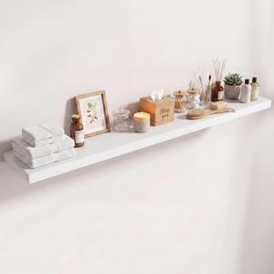 55 in Floating Shelves for Wall Decor Color White,Pack 1