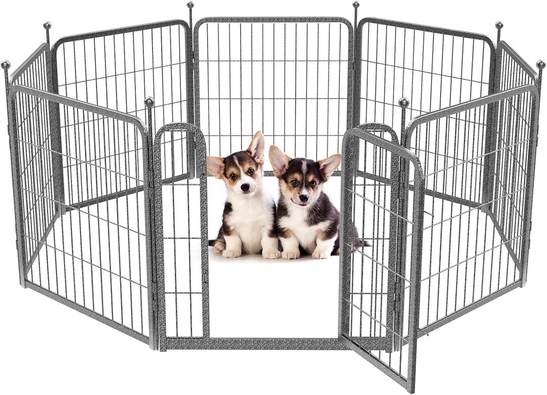 FXW Aster Dog Playpen Designed for Yard, 24inch 8 Panels