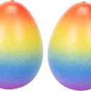 YMCtoy - Surprise Growing Hatching Unicorn Rainbow Eggs, Set of 2