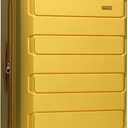 Traveler's Choice Pagosa Hardshell Expandable Luggage with Spinner Wheels, Yellow, 30-Inch Large