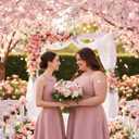 Bbonlinedress Women Cocktail Formal Wedding Dress Halter Evening Party Short Bridesmaid Holiday Prom Dresses for Teens 2026 (3X-Large, Blush)