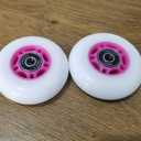 2 x RipStik Casterboard Replacement Wheels, 76mm with Bearings, Set of 2 (Pink)