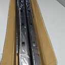 Porch and Deck Railing, 4ft x 36in H Railing with Screws, Black Textured Powder Coating Rail System for Outdoor Decks, Porches and Balconies, Terraces, Gardens