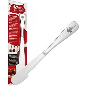 Simple preading Stainless Steel Spatula Spreader Knife Peanut Butter and Jelly, Chocolate or Strawberry Jam Stirrer & Jar Scraper 8.9" Multifunction Stir & Scrape any Jars - Spread with Clean Hands