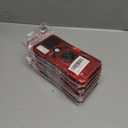 7 x Compatible for Cricket Magic 5G Case, AT&T Propel 5G Case with Tempered Glass Screen Protector,Ring Kickstand,Military Grade Heavy Duty Shockproof Protective Cover (Red)