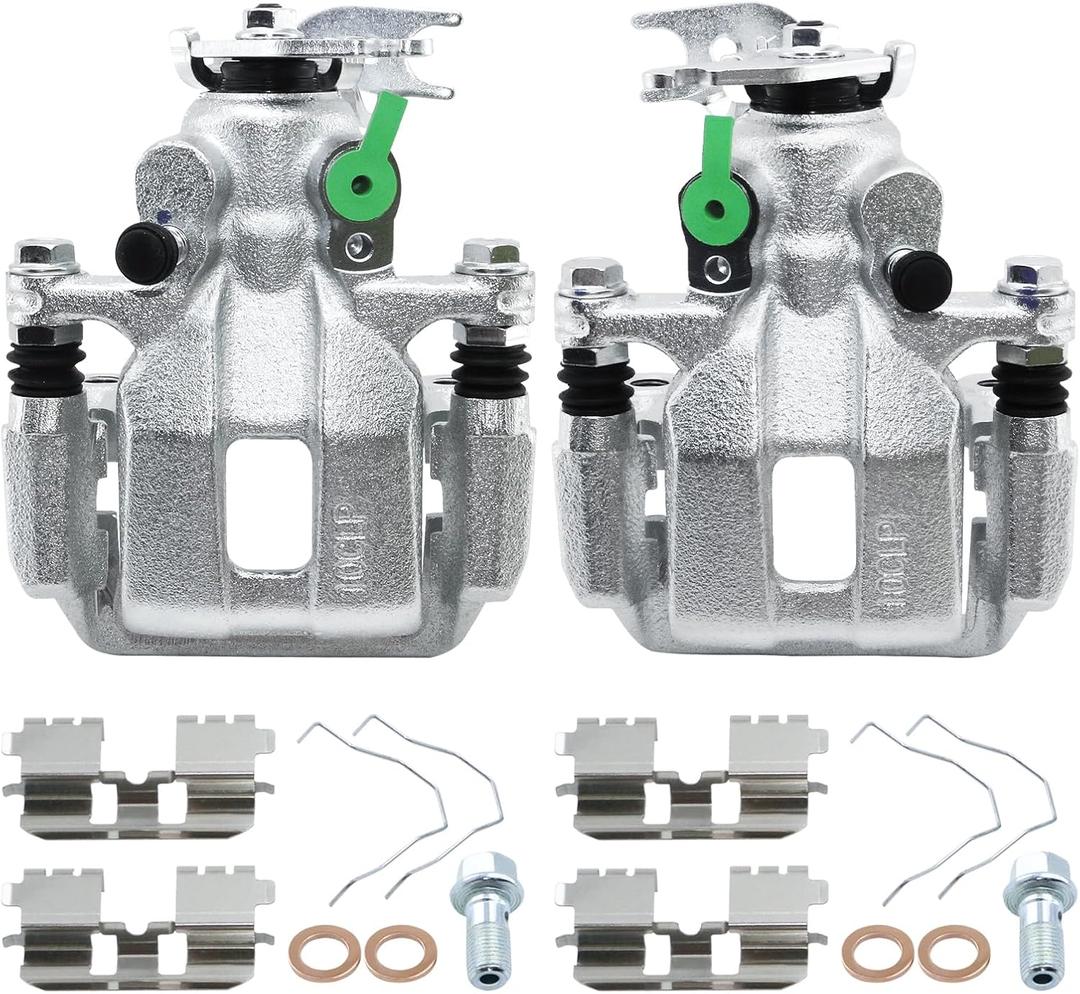 Betthand Rear Disc Brake Calipers with Bracket 19B3358+19B3359 Replace for 2.4L 3.5L Honda Accord 2008-2012, Acura TSX 2009-2014, FRC12163+FRC12164, 18FR2715+18FR2716, 19285711+19285712