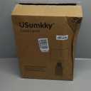 25" Table Lamps Set of 2 - Modern Bedside Lamps for Living Room - White Washed Ceramic Nightstand Lamps for Bedroom